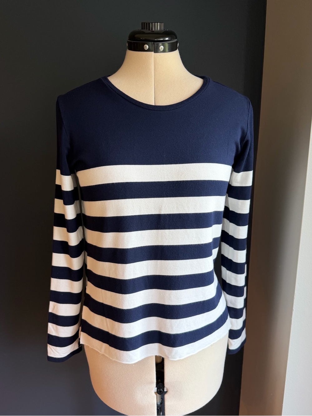 Majestic Filatures French Terry Striped Sweatshirt